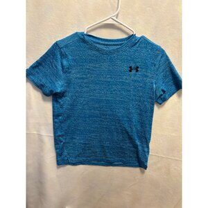 Under Armour Youth Loose Fit Blue Short Sleeve Shirt Size YLG